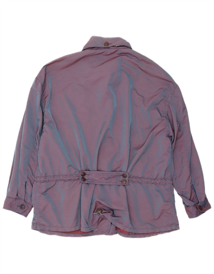 Jachetă vintage pentru femei supradimensionată IT 44 Medium Blue Poliamidă