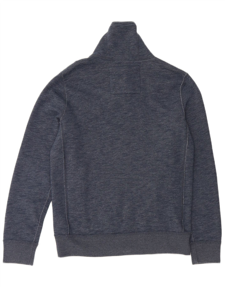Hanorac pentru bărbați Abercrombie & Fitch Pulover mic albastru bleumarin pete