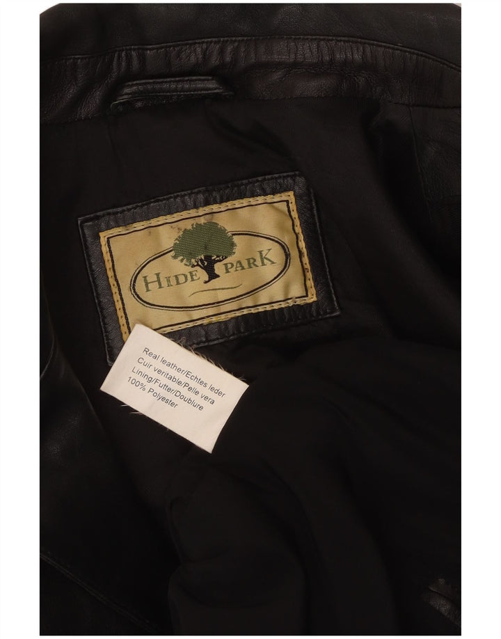 Palton de piele pentru femei Hidepark UK 10 Mic din piele neagră
