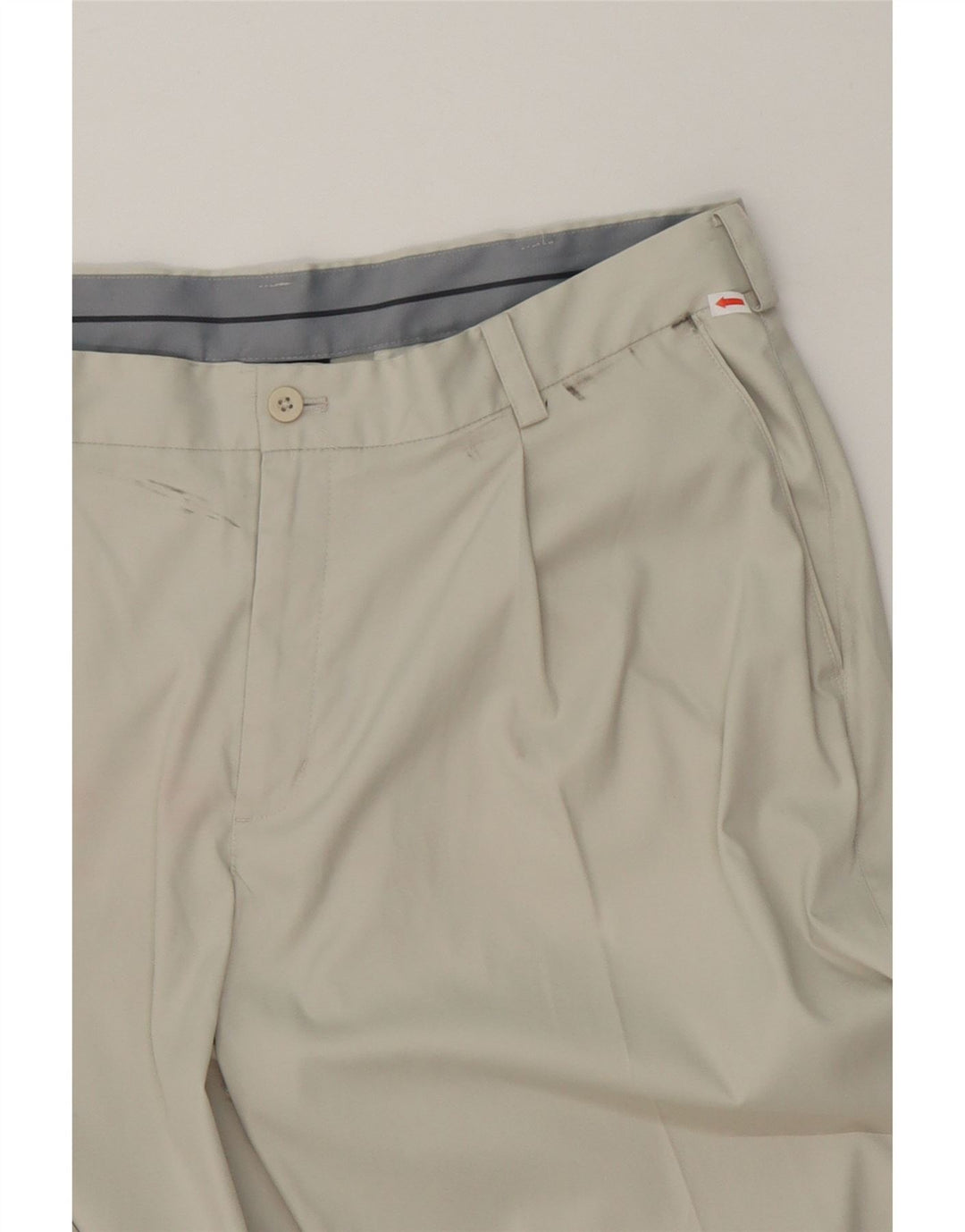 NIKE Mens Dri Fit Straight Chino Trousers W36 L30 Off White Polyester Vintage Nike and Second-Hand Nike from Messina Hembry 