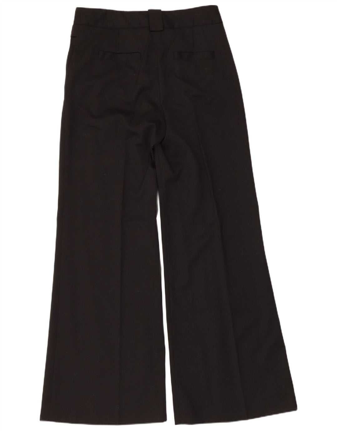 Pantaloni chino Flare pentru femei Zara EU 40 Medium W30 L32 Negru