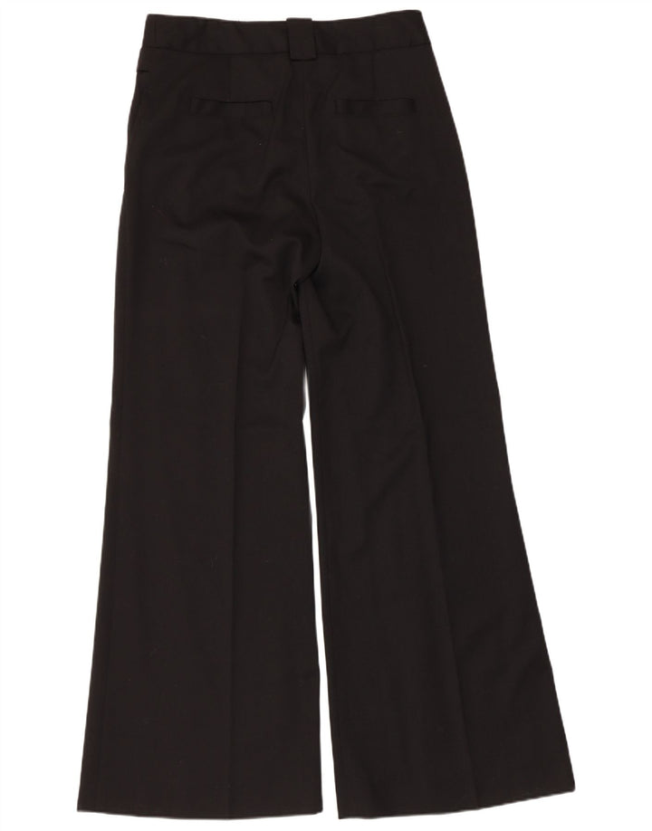 Pantaloni chino Flare pentru femei Zara EU 40 Medium W30 L32 Negru