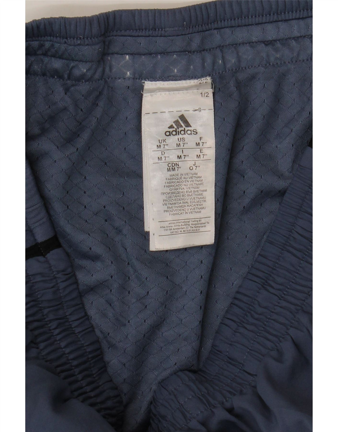 Pantaloni scurți sport Climacool ADIDAS pentru bărbați, albastru mediu, poliester color bloc