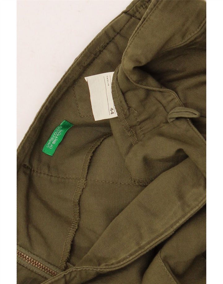 Fustă A-Line pentru femei Benetton IT 44 Medium W32 Kaki