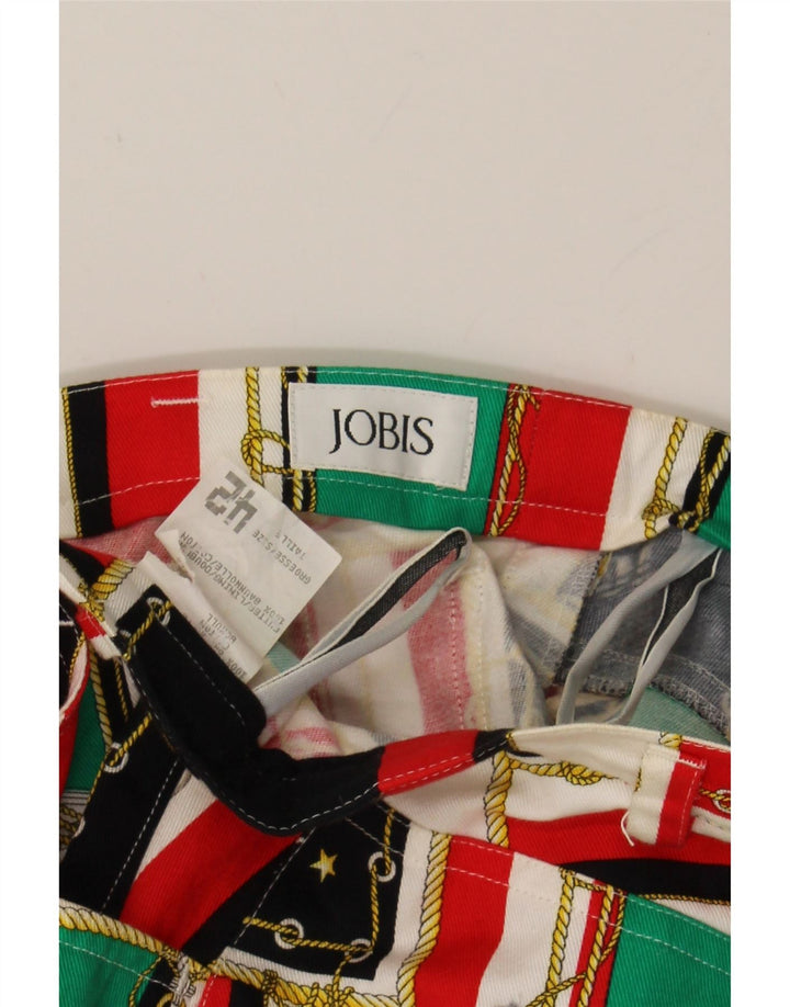 JOBIS Womens Straight Skirt EU 42 Large W32  Multicoloured Vintage Jobis and Second-Hand Jobis from Messina Hembry 
