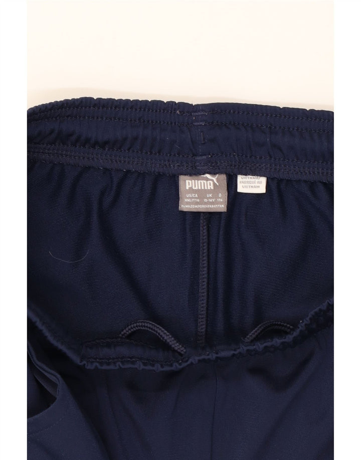 PUMA Boys Tracksuit Trousers 15-16 Years  Navy Blue Vintage Puma and Second-Hand Puma from Messina Hembry 