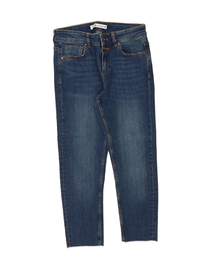 ZARA Womens Capri Jeans EU 36 XS W26 L22 Blue Vintage Zara and Second-Hand Zara from Messina Hembry 