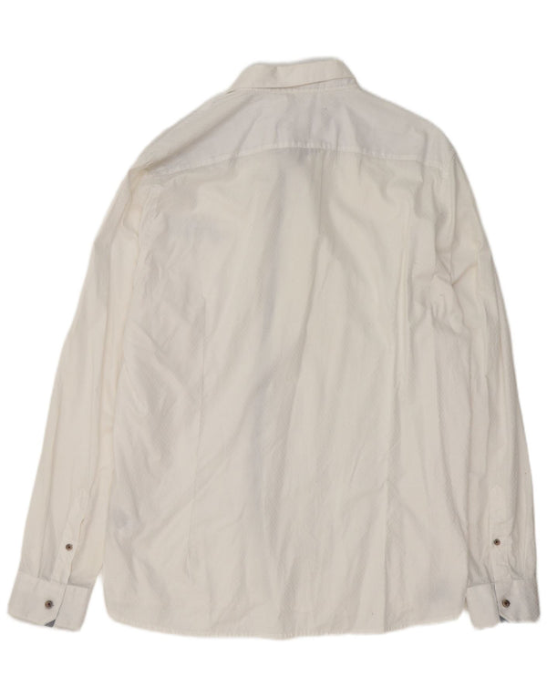 Cămașă pentru bărbați Ted Baker Mărimea 6 2XL Bumbac alb