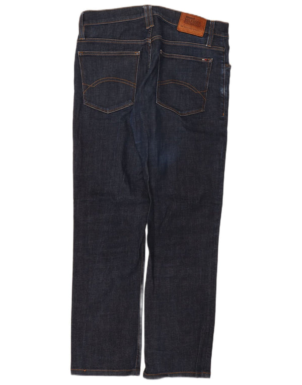 Blugi drepti pentru bărbați Tommy Hilfiger W34 L30 bumbac bleumarin