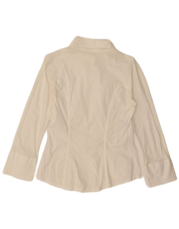 Cămașă Benetton pentru femei UK 10 Small White Bumbac