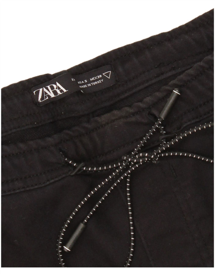 Pantaloni de trening cargo pentru femei Zara UK 8 Small Black