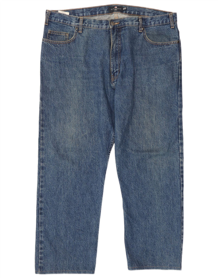 Blugi drepti pentru bărbați Marks & Spencer Blue Harbour W40 L26 Bumbac albastru