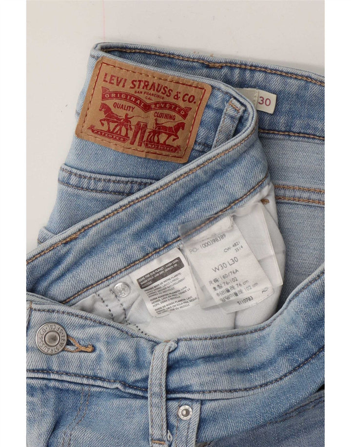 Blugi Levi's 725 cu talie înaltă Bootcut W30 L26 albastru