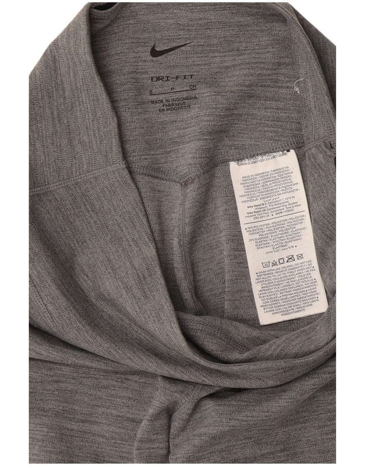 Leggings Dri Fit Nike pentru femei UK 8, poliester cu pete gri mici