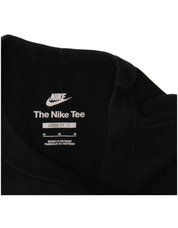 Tricou NIKE Bărbați Loose Fit Top Bumbac Mediu Negru