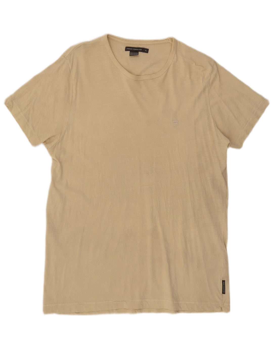 Tricou pentru bărbați French Connection Top XL Bej Bumbac