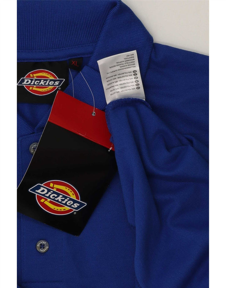 Tricou polo Dickies pentru bărbați XL, poliester albastru