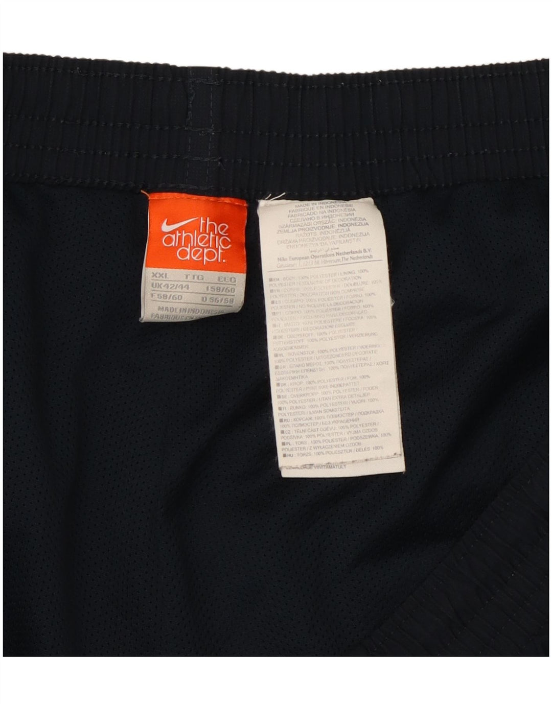 Pantaloni scurți sport Nike pentru bărbați 2XL, poliester bleumarin