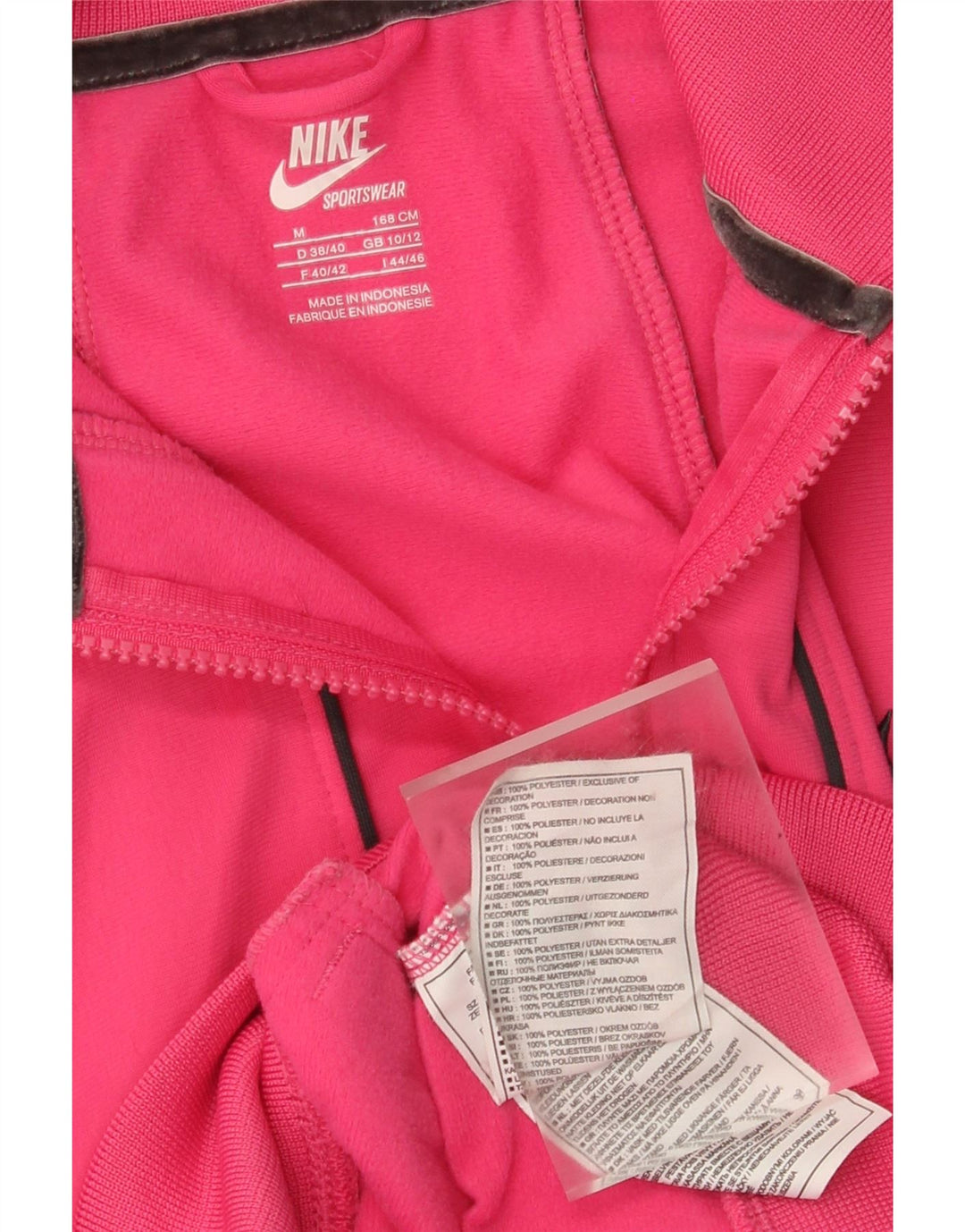 Jachetă de trening Nike pentru femei UK 10/12 Poliester roz mediu