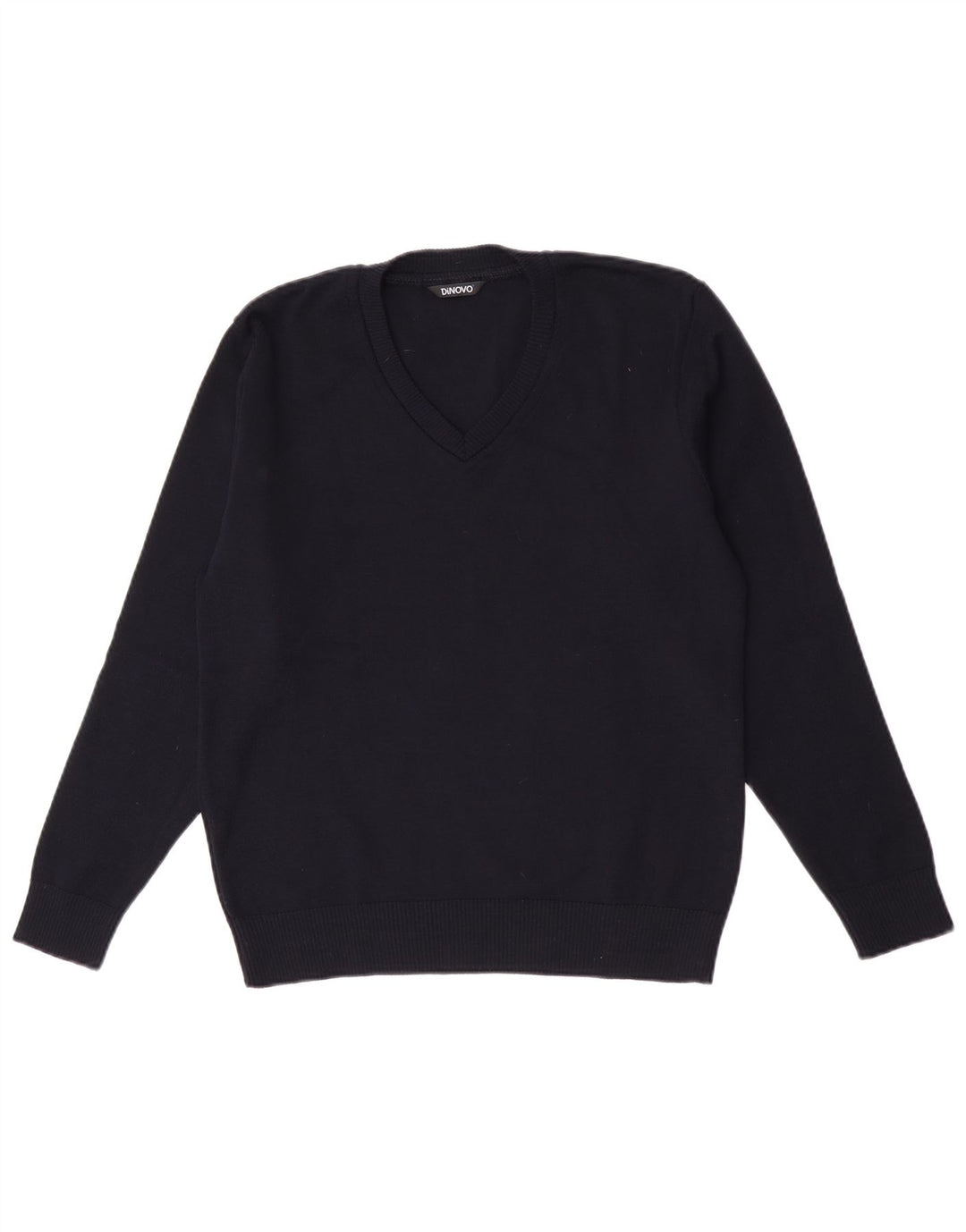 Pulover Vintage pentru femei cu decolteu în V IT 42 Medium Bleumarin