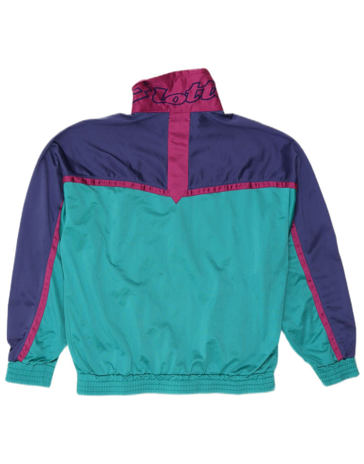 LOTTO Trening grafic pentru bărbați Jachetă mare, albastru, poliester color bloc