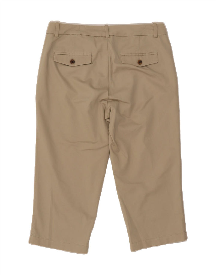 DOCKERS Womens Straight Capri Trousers US 6 Medium W30 L20 Grey Cotton Vintage Dockers and Second-Hand Dockers from Messina Hembry 