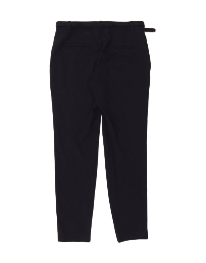 Pantaloni chino slim pentru femei Zara Mediu L28 L31 Poliester bleumarin