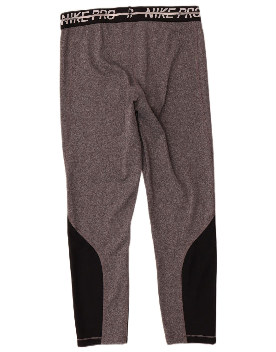 Leggings cu grafice Nike Dri Fit pentru femei UK 14 Gri mediu Colorblock
