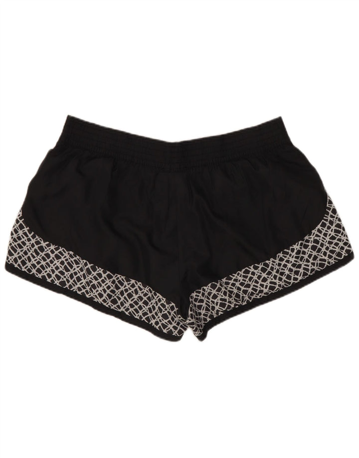 Pantaloni scurti sport NIKE pentru femei UK 14, mari, negru, poliester geometric