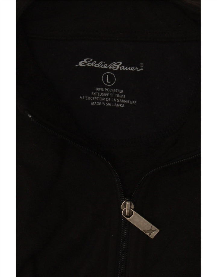 Jachetă fleece pentru bărbați Eddie Bauer UK 40 Poliester negru mare