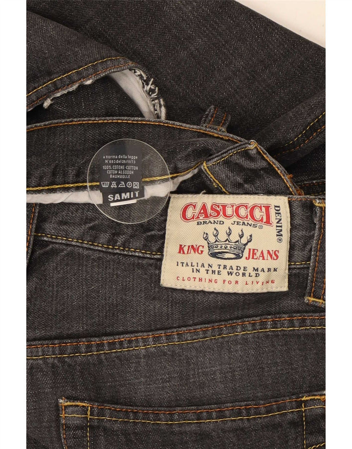 Blugi drepti pentru bărbați Casucci IT 46 Small W32 L31 Bumbac negru