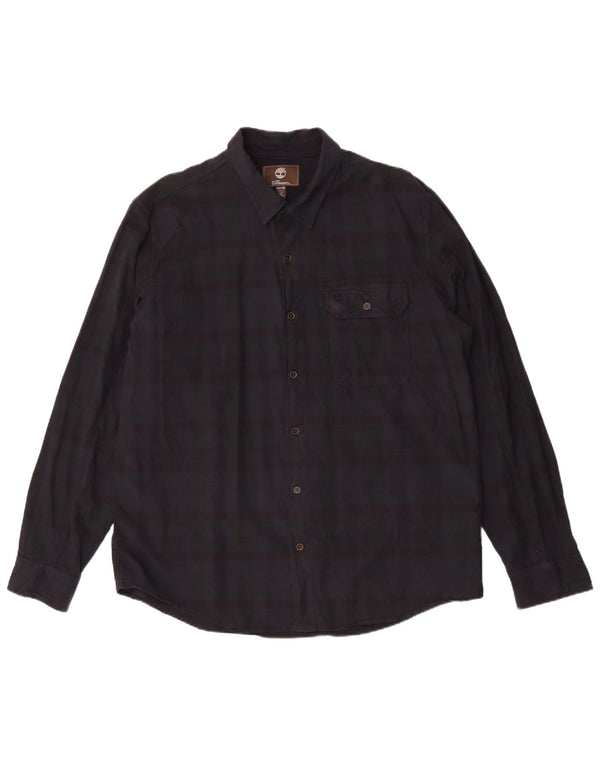 Cămașă pentru bărbați Timberland Slim Fit 2XL, bumbac cu dungi bleumarin