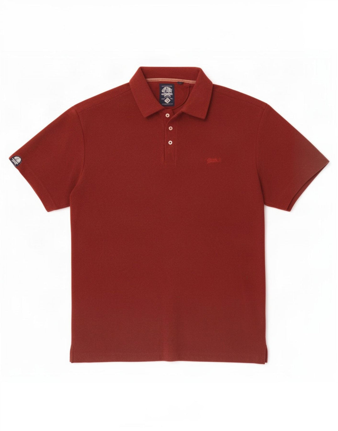 Tricou polo pentru bărbați Superdry XL, bumbac maro