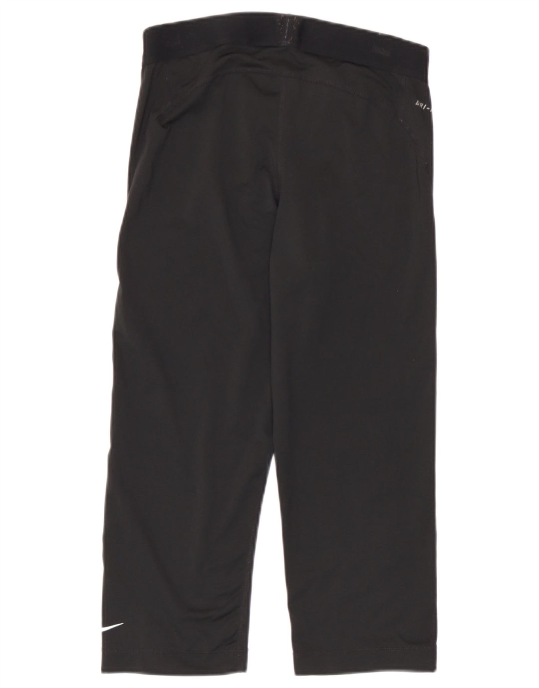 Leggings Nike Dri Fit Graphic Capri pentru femei UK 12 Poliester mediu negru