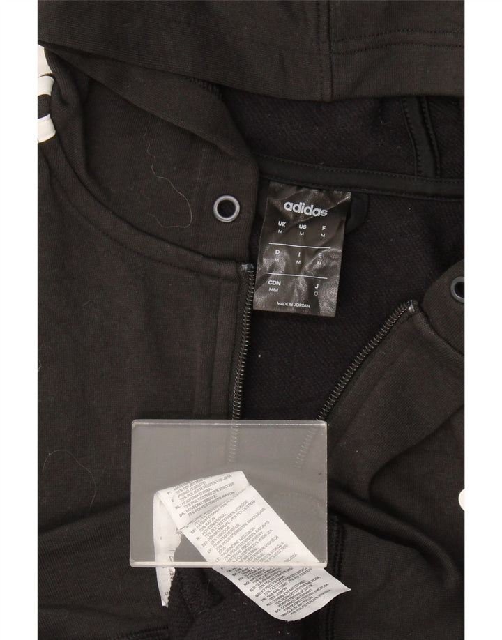 Pulover Adidas Climalite Zip pentru bărbați, poliester mediu negru