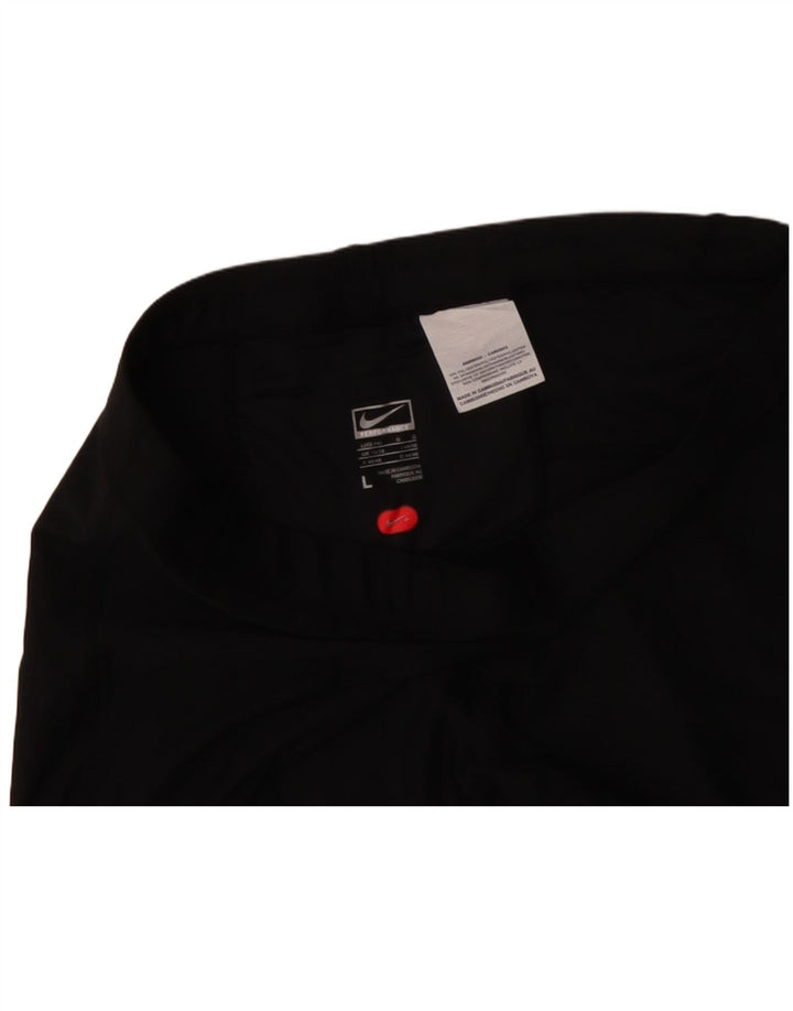 Bermude sport NIKE pentru femei Marea Britanie 14/16 Poliester negru mare