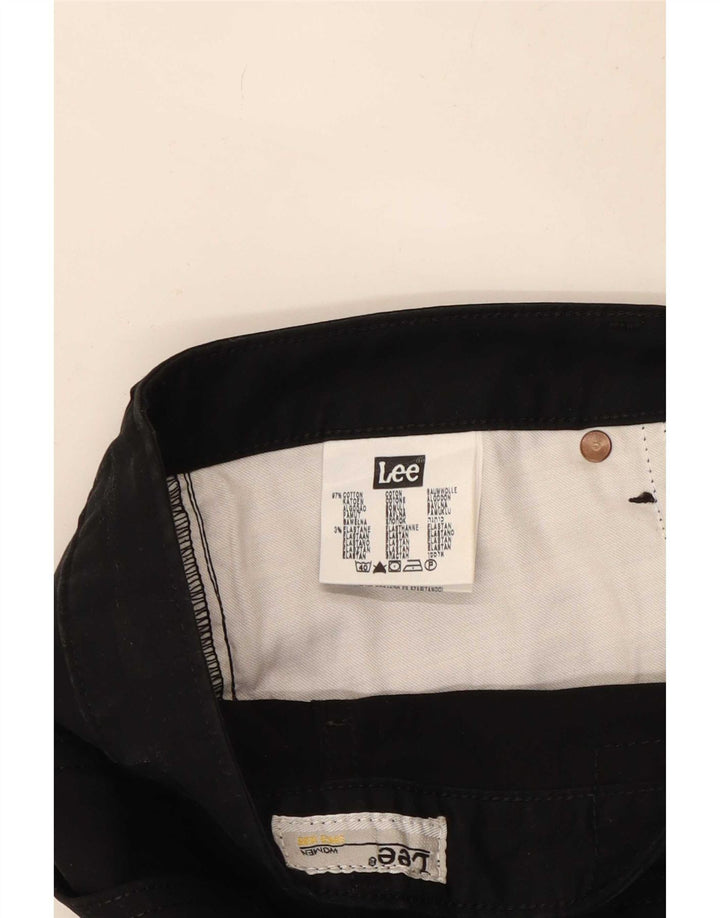 Pantaloni casual Lee Cameron Bootcut pentru femei W32 L33 bumbac negru