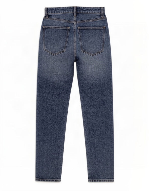 Blugi Zara femeie cu talie înaltă EU 34 2XS L24 L26 Bumbac albastru