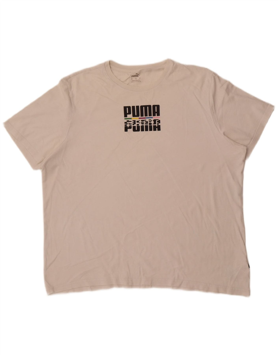 Tricou grafic Puma pentru bărbați Top XL Bumbac alb