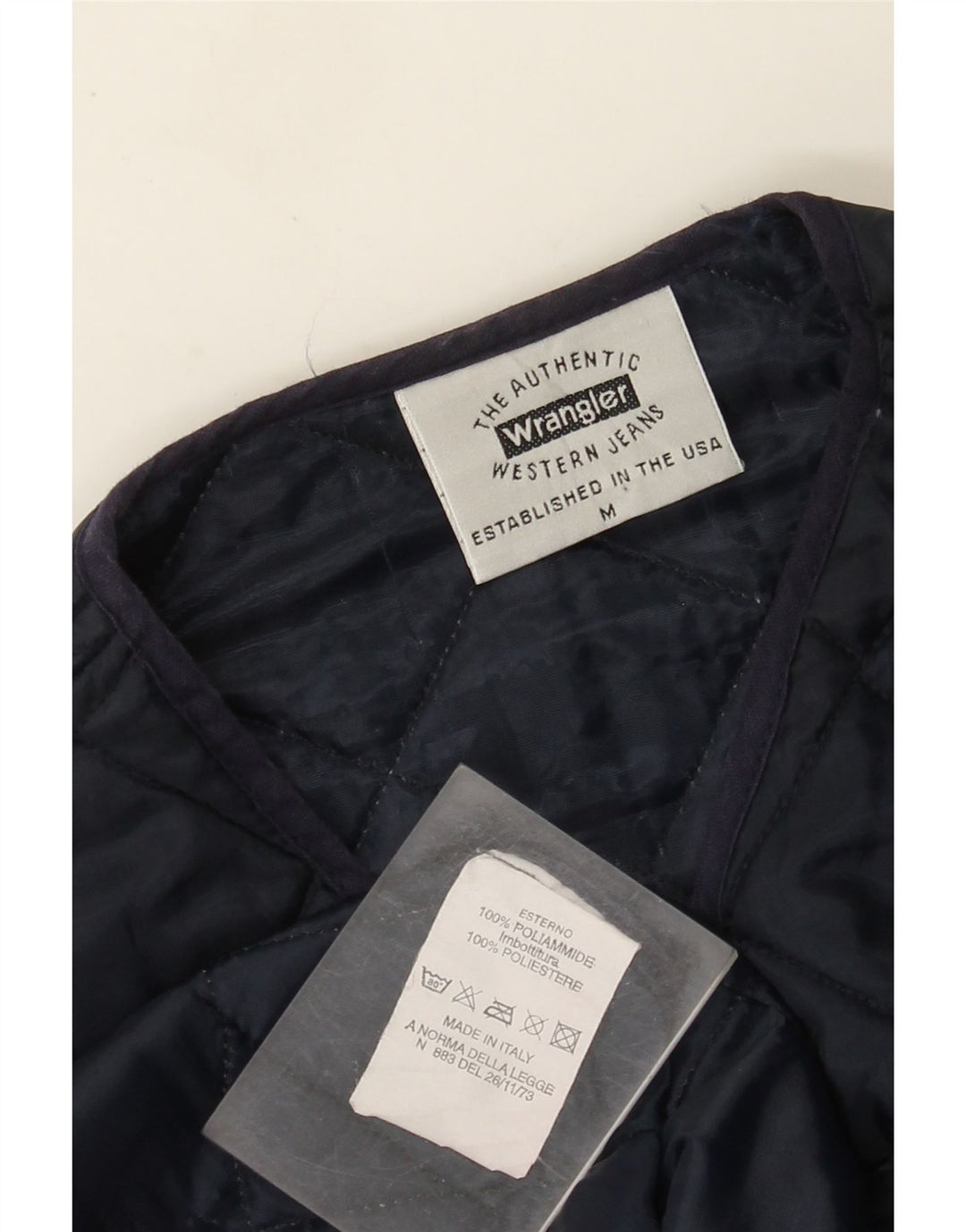 Wrangler Gilet matlasat pentru bărbați UK 38 Medium Bleumarin Poliamidă