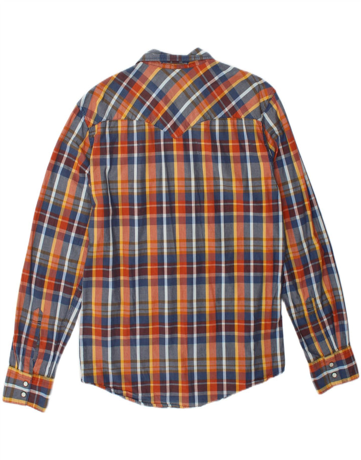 LEVI'S Mens Slim Fit Shirt Large Multicoloured Check Cotton Vintage Levi's and Second-Hand Levi's from Messina Hembry 
