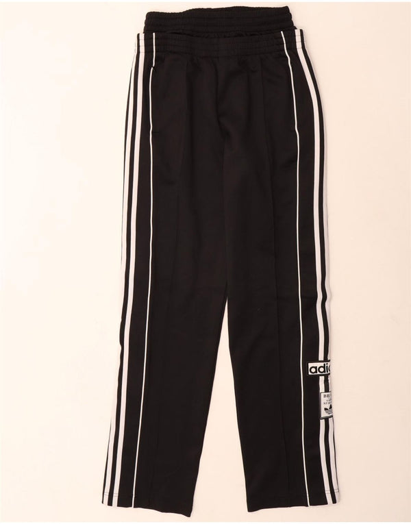 Pantaloni de trening cu grafic pentru femei Adidas UK 4/6 XS bumbac negru