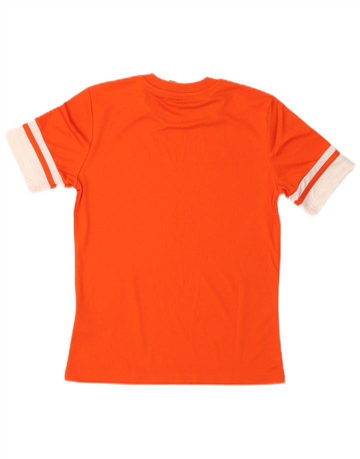 Tricou grafic ADIDAS Aeroready pentru băieți Top 11-12 ani portocaliu Colorblock