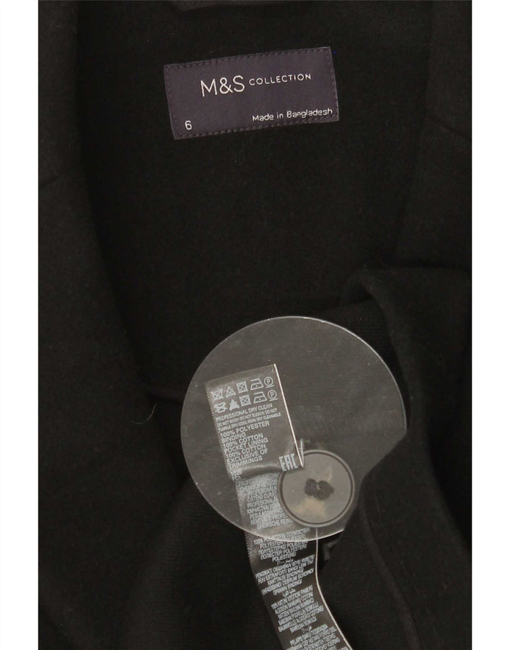 Palton pentru femei Marks & Spencer UK 6 XS poliester negru