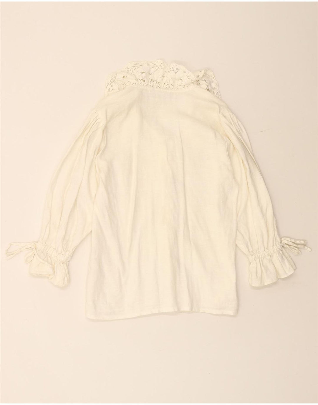 HESS FRACKMANN Bluză cămașă cu mâneci 3/4 pentru femei EU 38 In alb mediu mediu