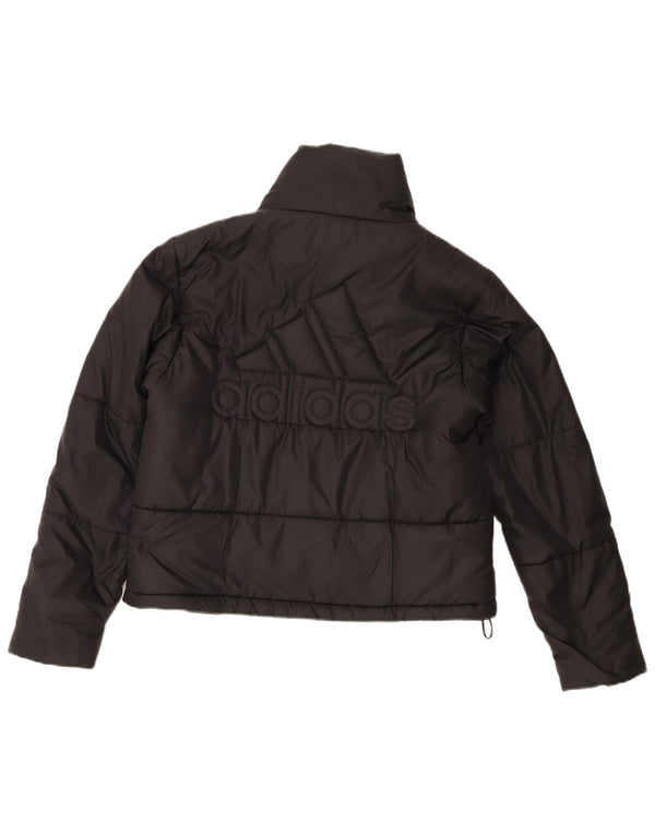 Jachetă căptușită supradimensionată pentru femei Adidas, UK 4/6 XS, poliester negru