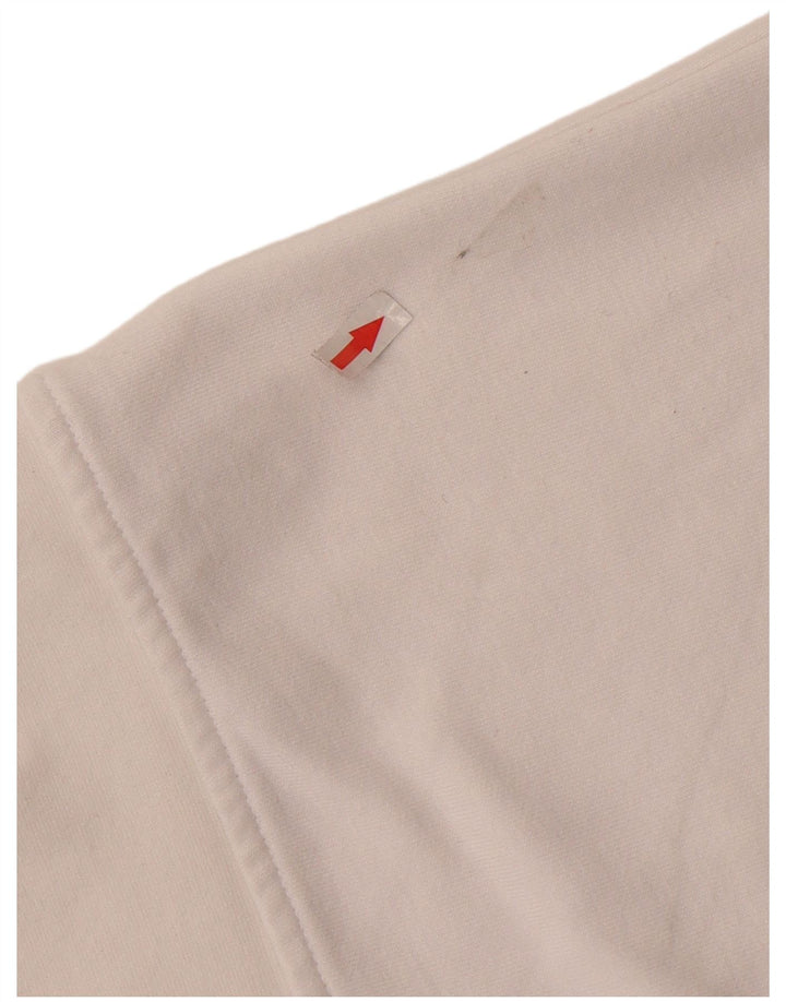 Hanorac grafic pentru bărbați KAPPA Pulover Bumbac alb mediu