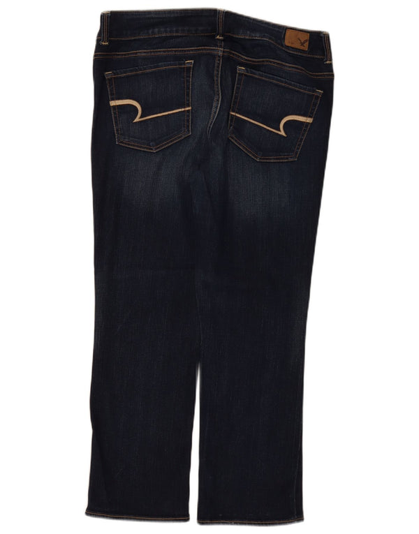 American Eagle Blugi Bootcut pentru femei UK 16 Large W34 L26 Bleumarin