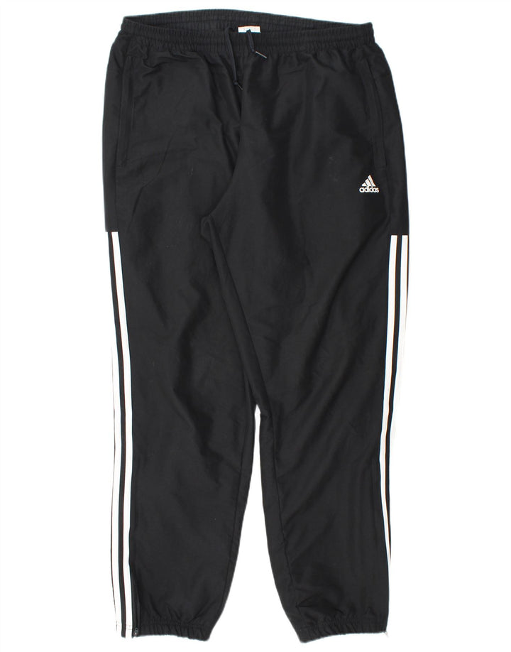 Pantaloni de trening pentru bărbați ADIDAS Joggeri mari, negru, poliester