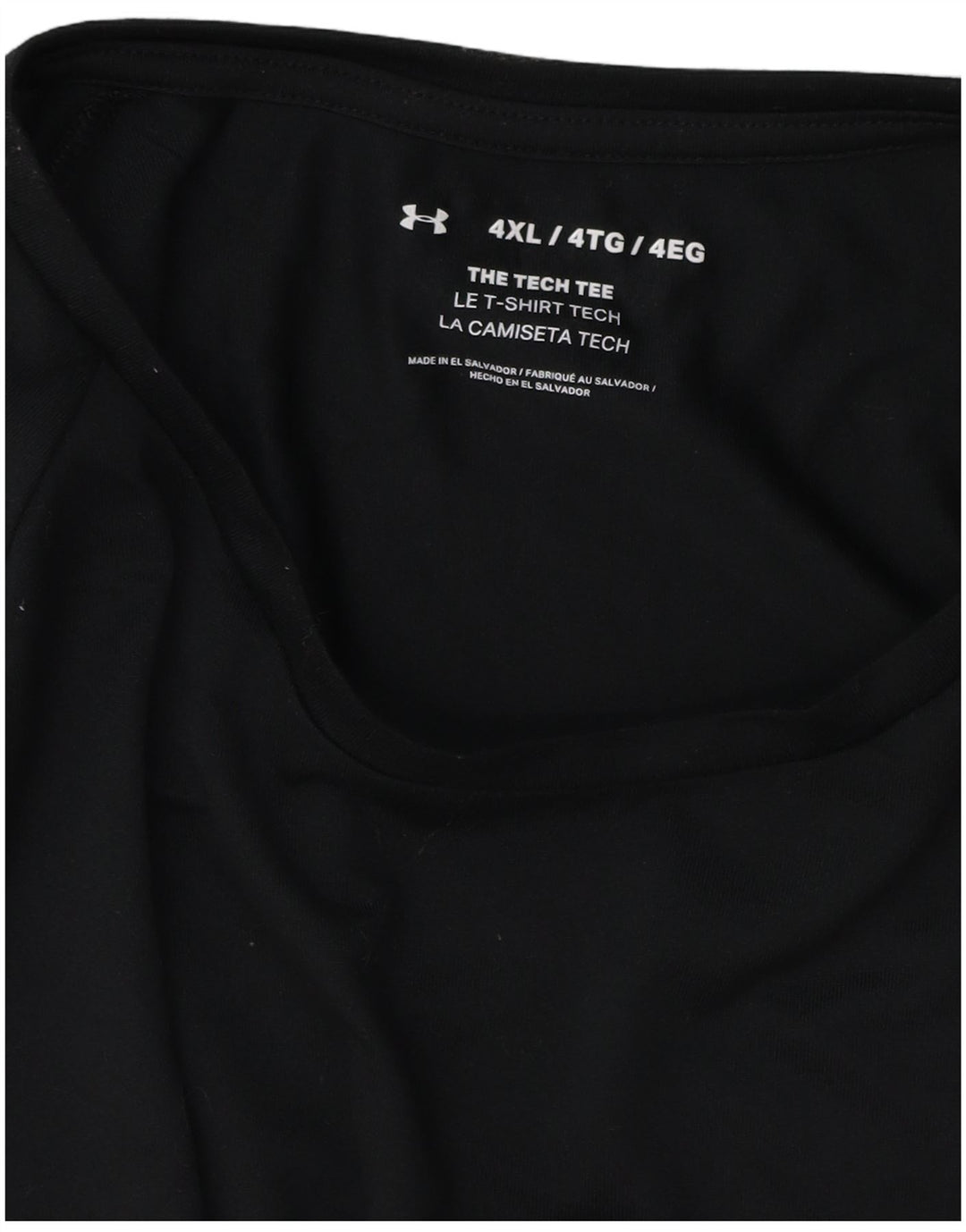 Tricou pentru bărbați UNDER ARMOUR Top 4XL Negru